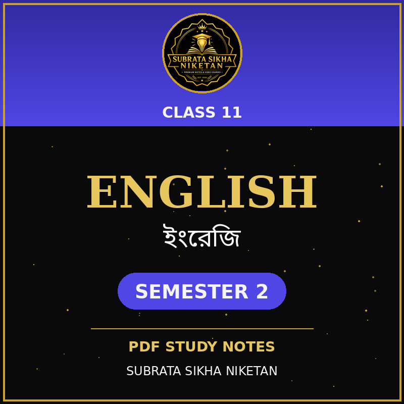 Class 11 English (2nd Sem)