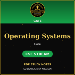 GATE CSE Operating System