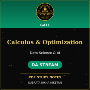 GATE DA Calculus & Optimization