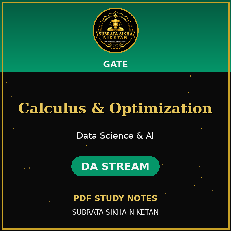 GATE DA Calculus & Optimization