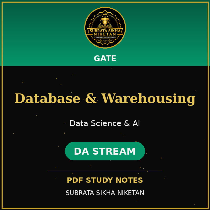 GATE DA Database Management & Warehousing