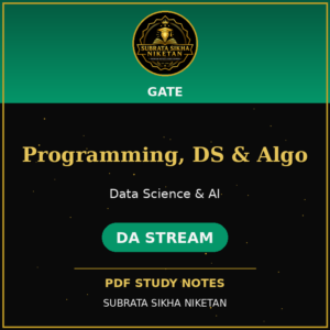 GATE DA Programming, Data Structures & Algorithms