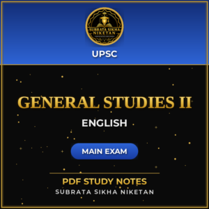 UPSC Main General Studies II (English)