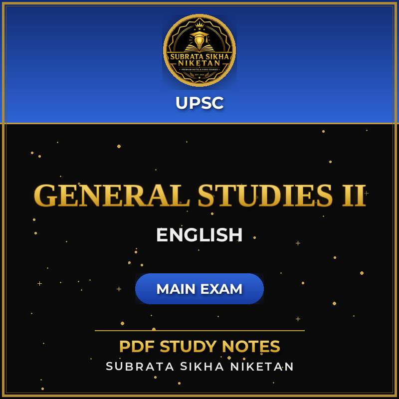 UPSC Main General Studies II (English)