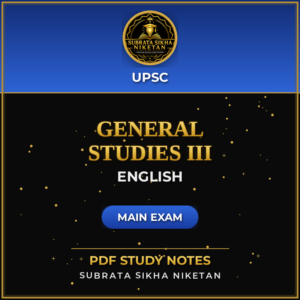 UPSC Main General Studies III (English)