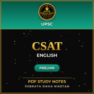 UPSC Prelims CSAT (English)