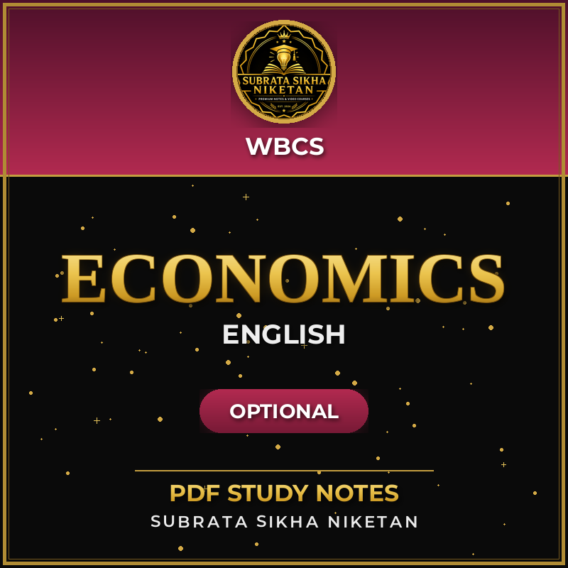 WBCS Optional Economics (English)