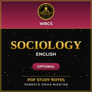 WBCS Optional Sociology (English)